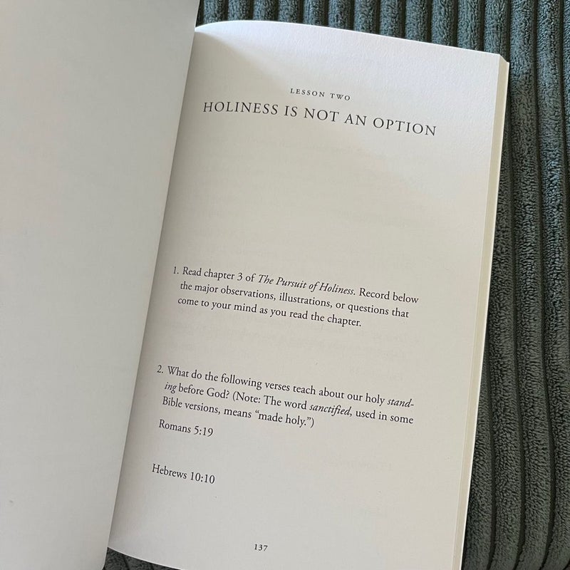 The Pursuit of Holiness
