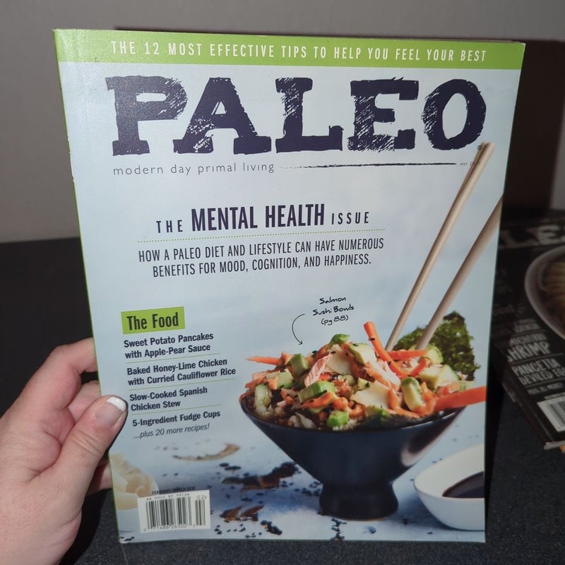 Set of 6 Paleo Magazines