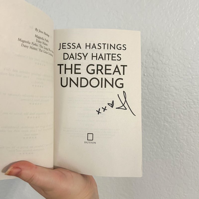 Daisy Haites: the Great Undoing SIGNED