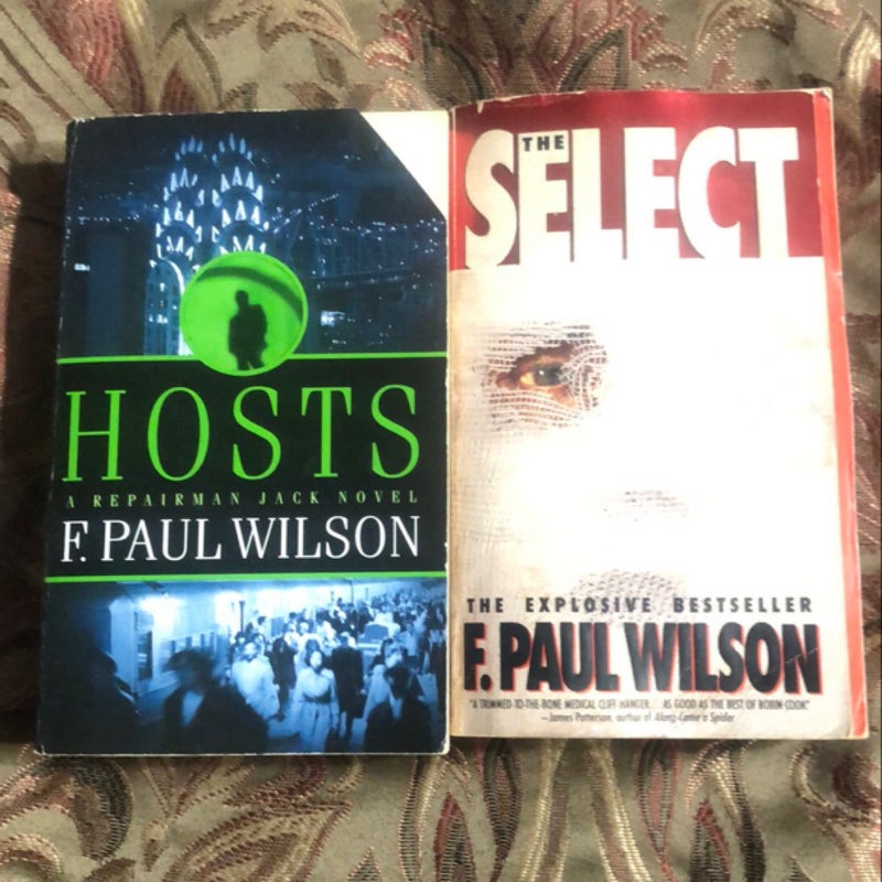 F. Paul Wilson 2 book lot