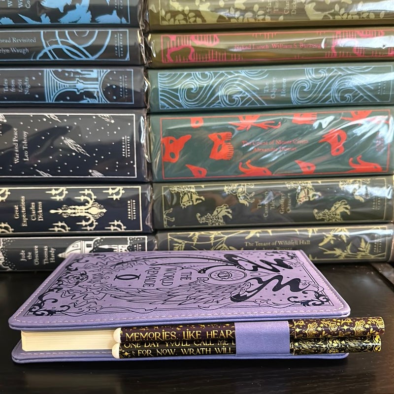 Owlcrate Daughter of Smoke and Bone Journal with pens included