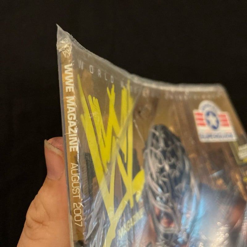 New/Sealed- WWE World Wrestling Entertainment Magazine August 2007 Ray Mysterio