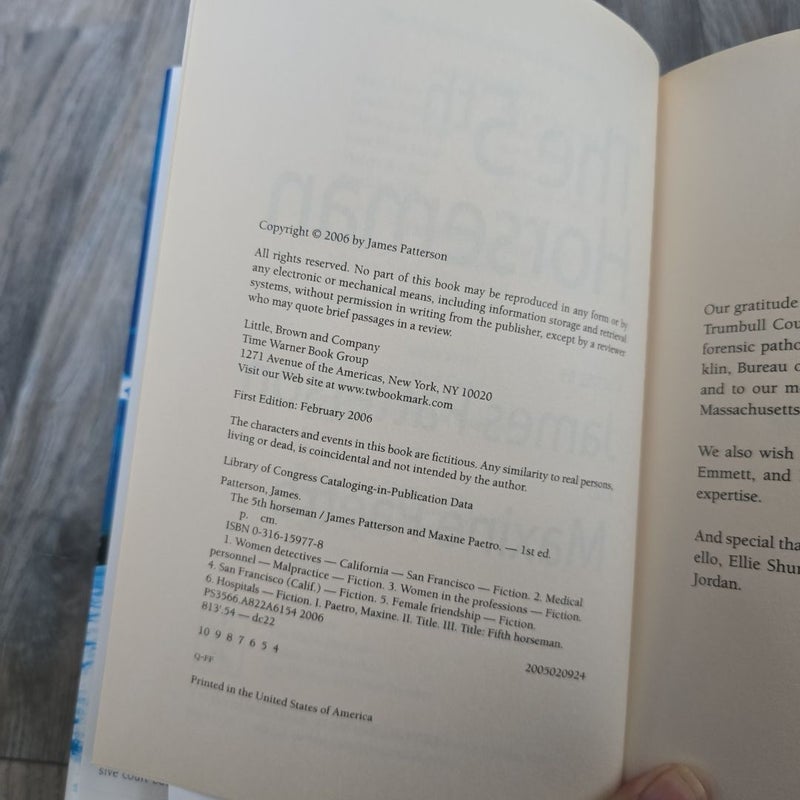 The 5th Horseman *First Edition*