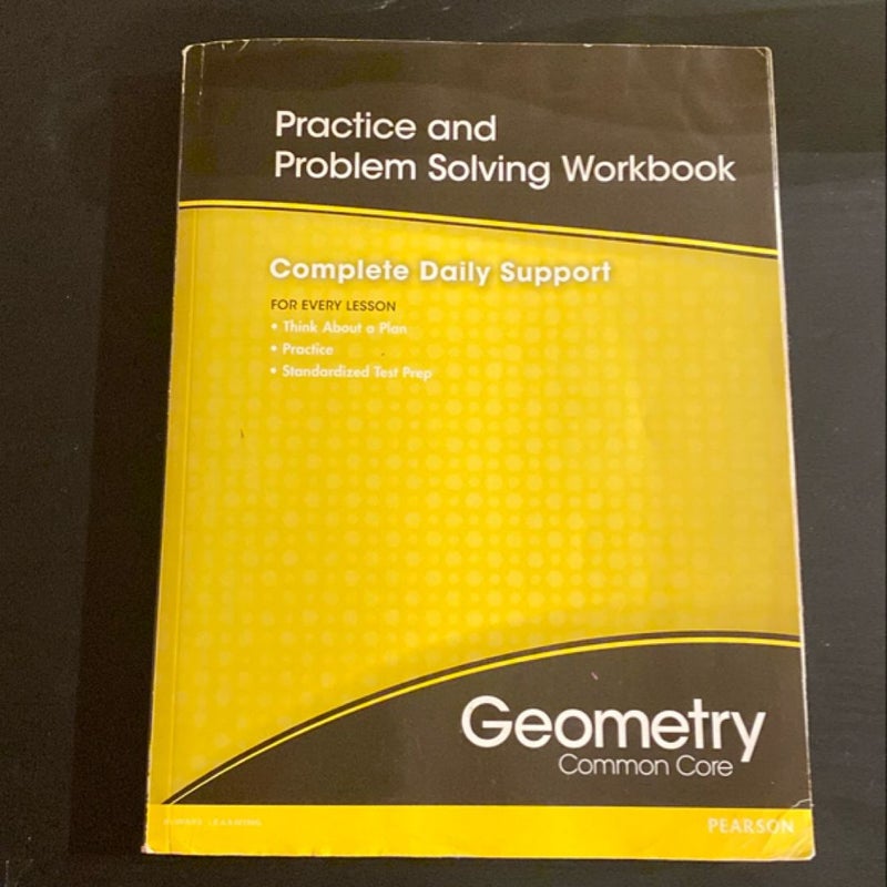 High School Math Common-Core Geometry Practice/problem Solving Workbook Grade 9/10