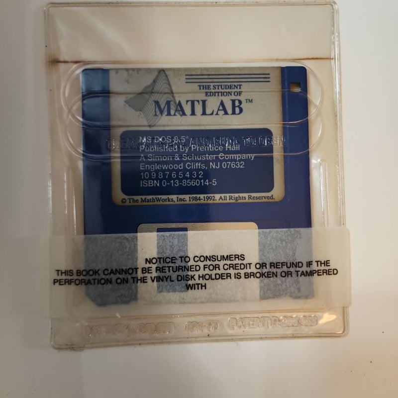 The student edition of Matlab