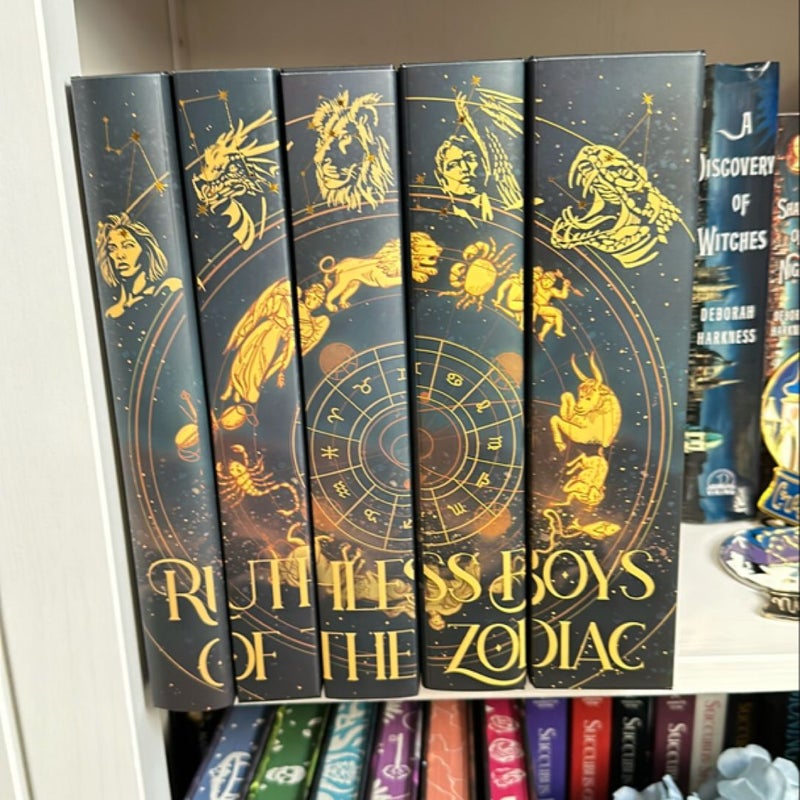 Ruthless Boys of the Zodiac (The Bookish Box *Dust Jackets ONLY-misprint)