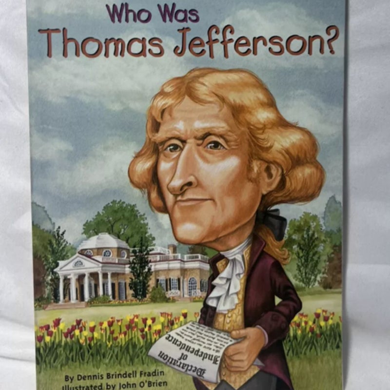 Who Was Thomas Jefferson, Einstein,Franklin&Magellan - Set 4 Reading Group Books