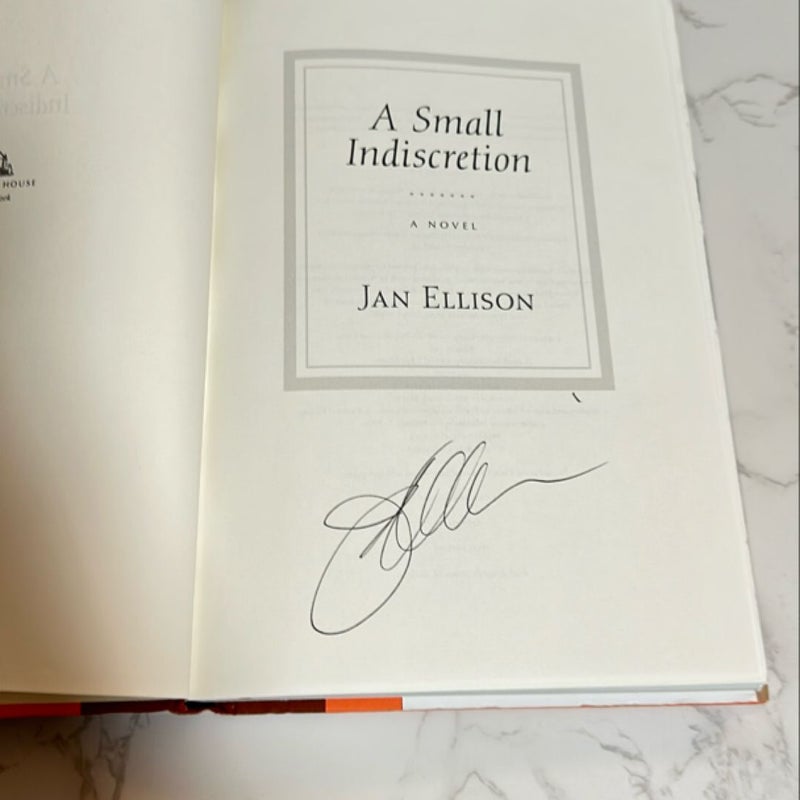 A Small Indiscretion - SIGNED copy