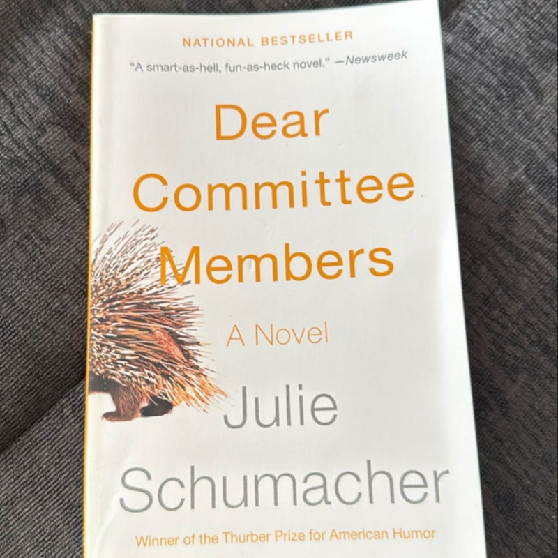 Dear Committee Members