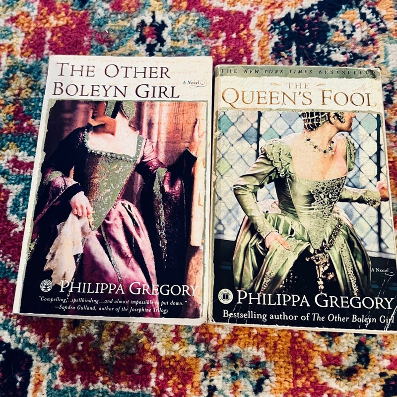 Philippa Gregory Lot Historical Fiction The Other Boelyn Girl & The Queen’s Fool