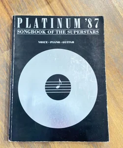 Platinum ‘87 Song Book of the Superstars