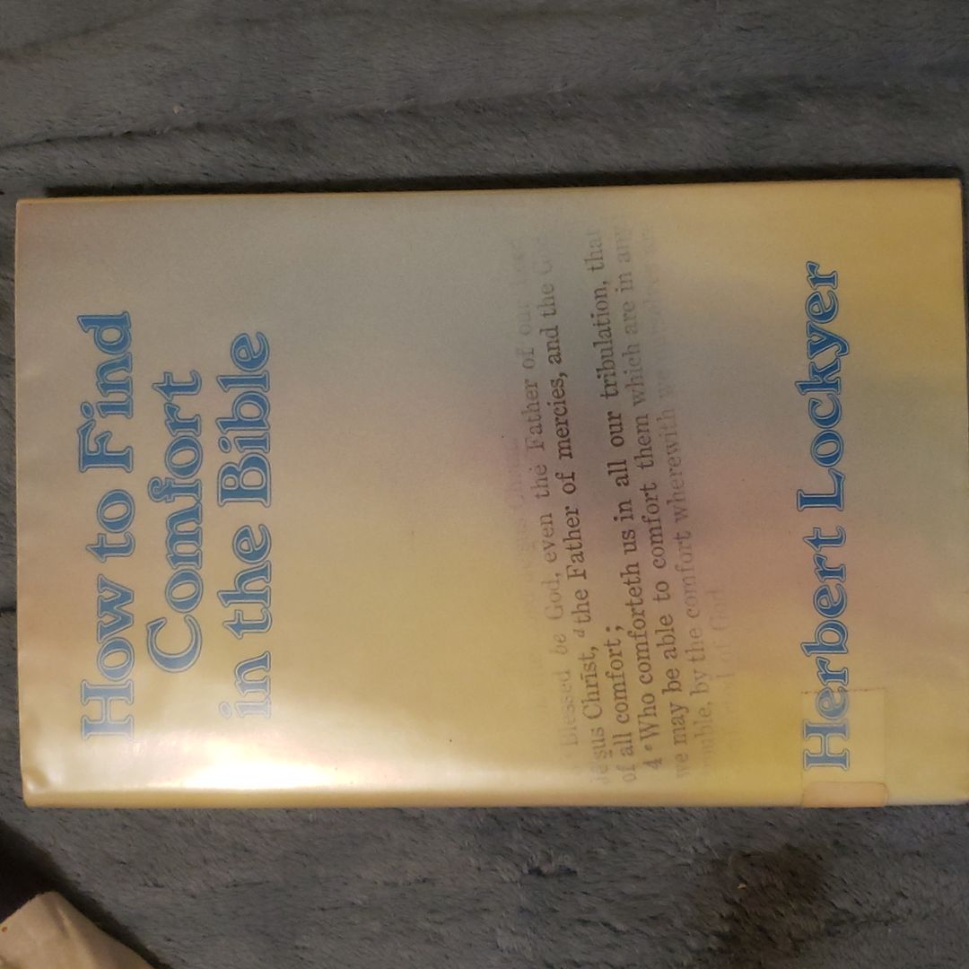 How to find comfort in the bible
