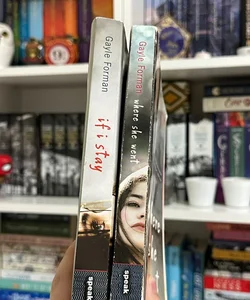 If I Stay & Where She Went (SELLING AS A SET)