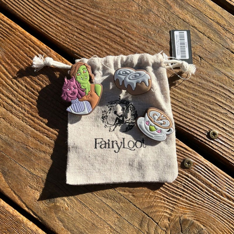 Fairyloot Legends and Lattes Croc Charms