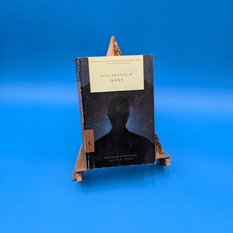 Basic writings of KANT 