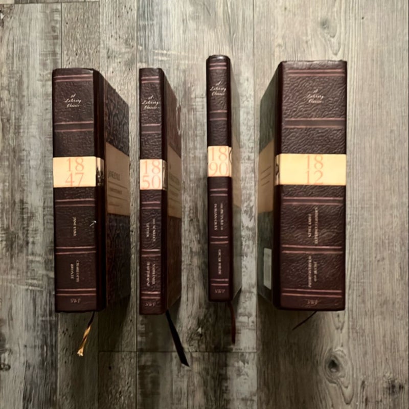 4 Classics -Jane Eyre, Scarlet Letter, Dorian Gray, and Grimm Fairy Tales