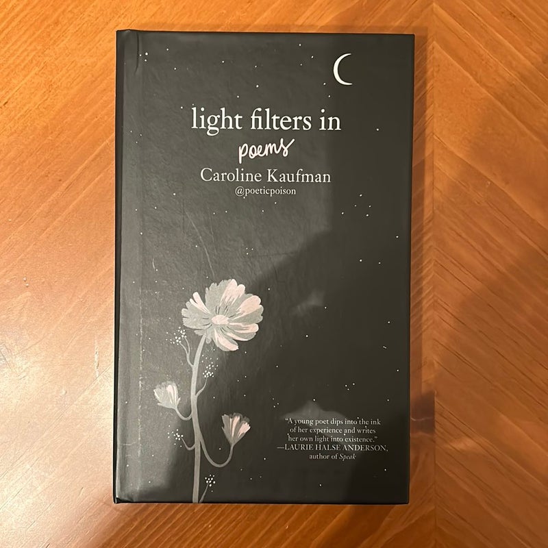 Light Filters in: Poems