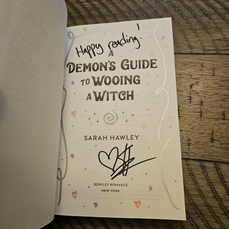 A Demon's Guide to Wooing a Witch (signed)