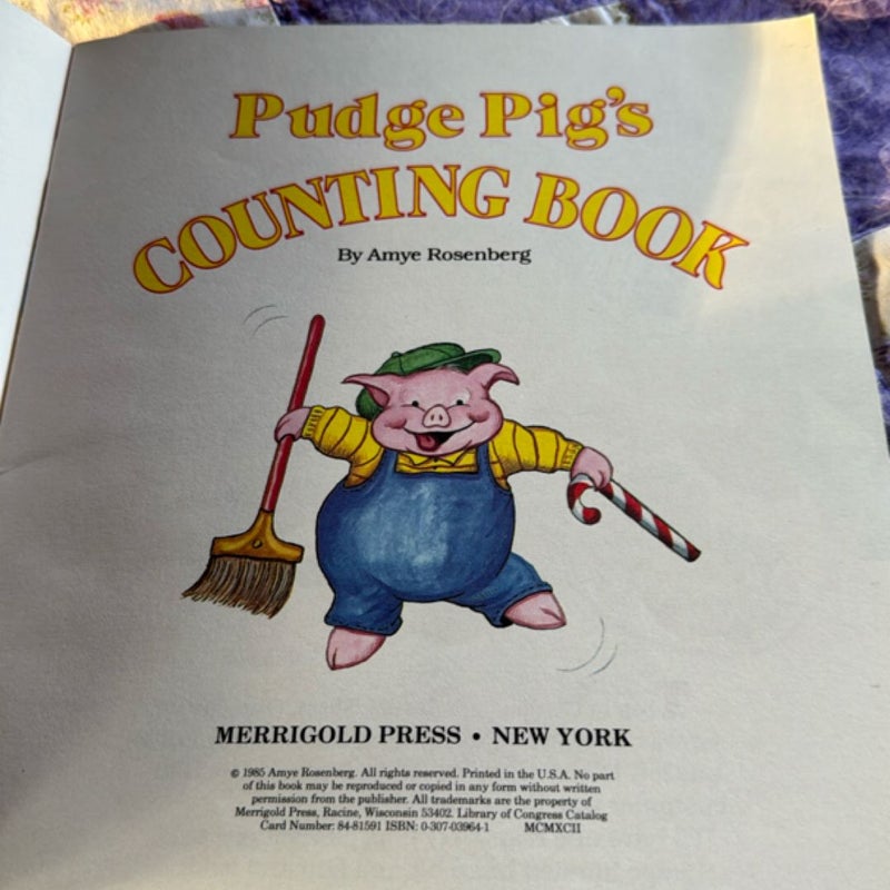Pudge Pig’s COUNTING BOOK