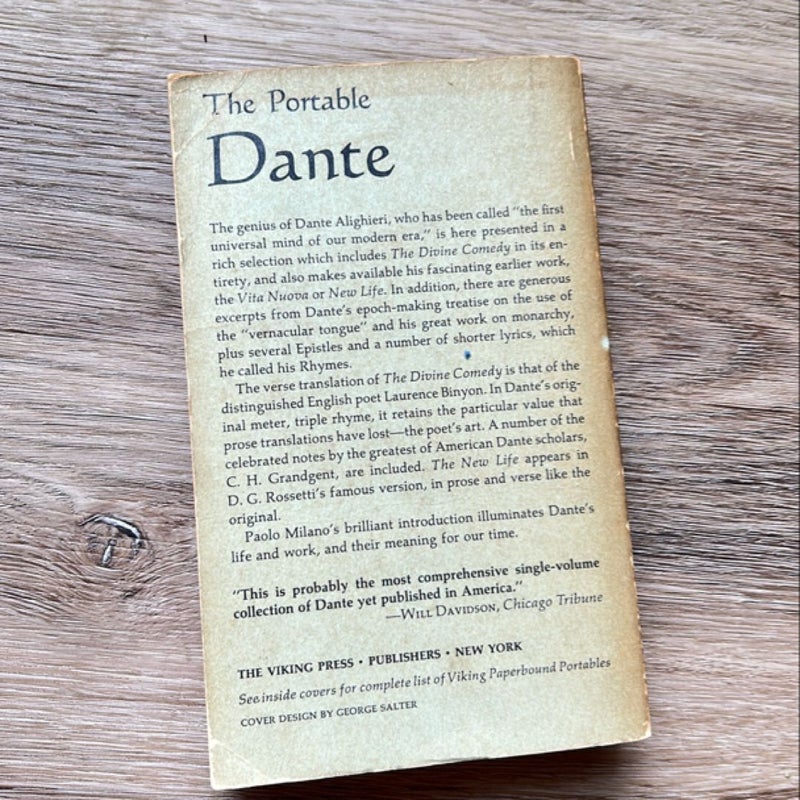 The Portable Dante: The Divine Comedy and The New Life