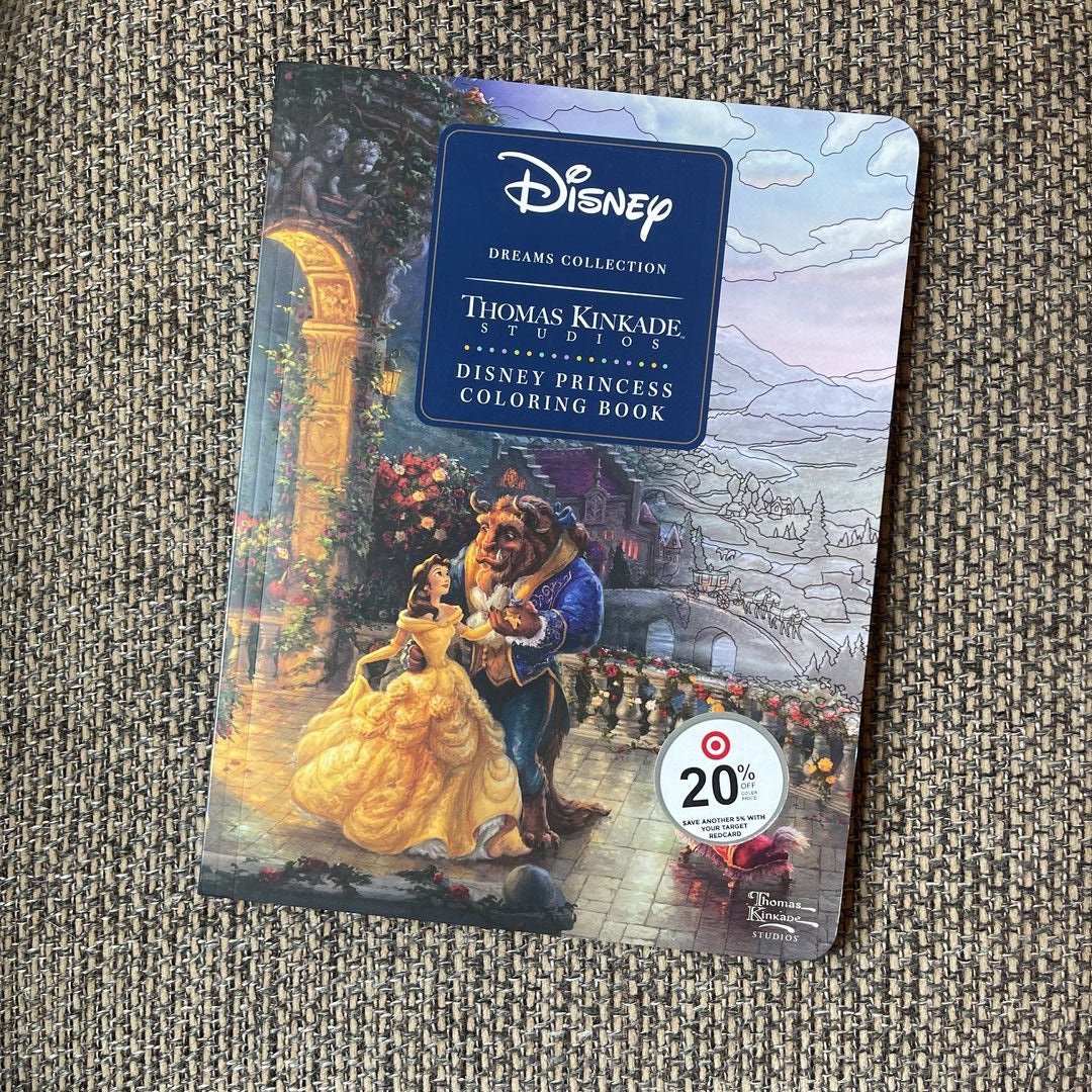 Disney Dreams Collection Thomas Kinkade Studios Disney Princess Coloring Book [Book]