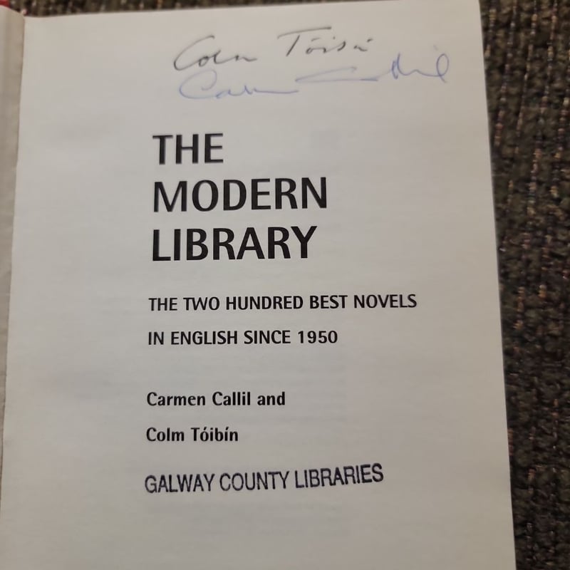 A Brief Guide to the Modern Library by Colm Tóibín, Carmen Callil