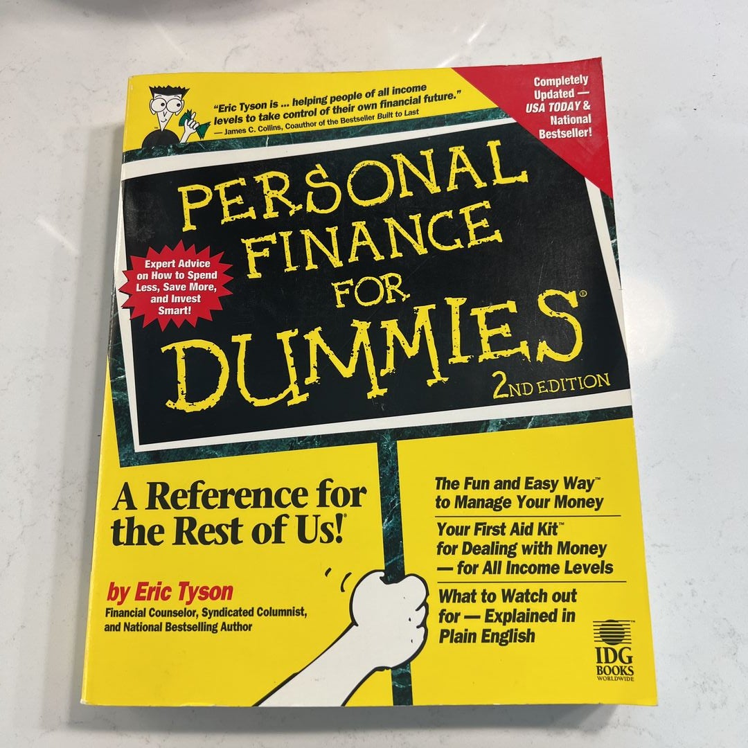 Personal　Dummies　Pangobooks　Finance　for　Tyson,　by　Eric　Paperback