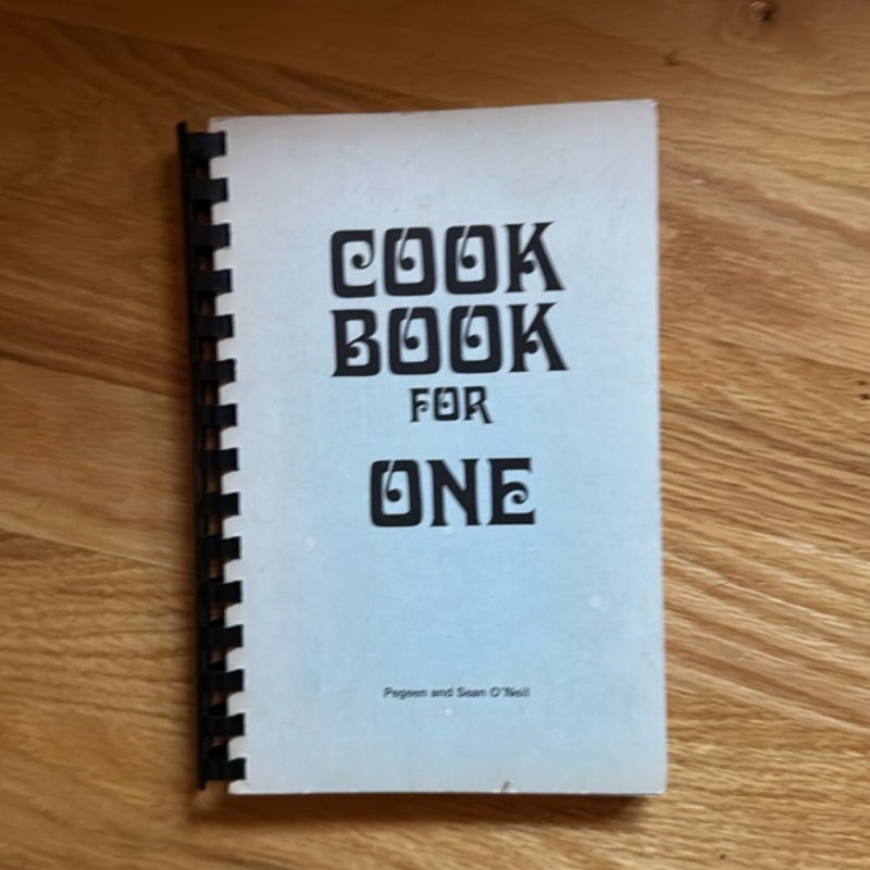 Cook Book for One