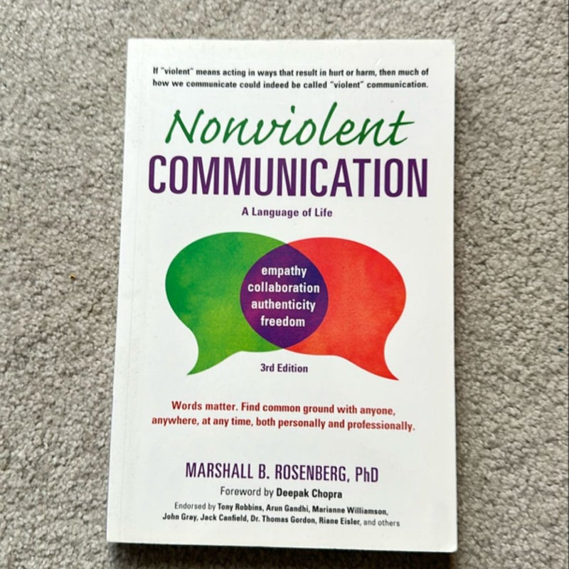 Nonviolent Communication: a Language of Life