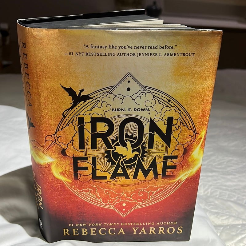 Iron Flame (Sprayed edges!!)