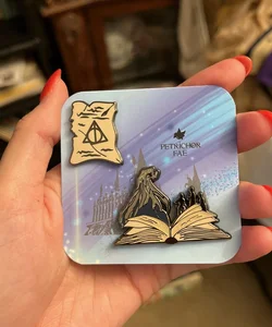 Harry Potter deathly hallows pins