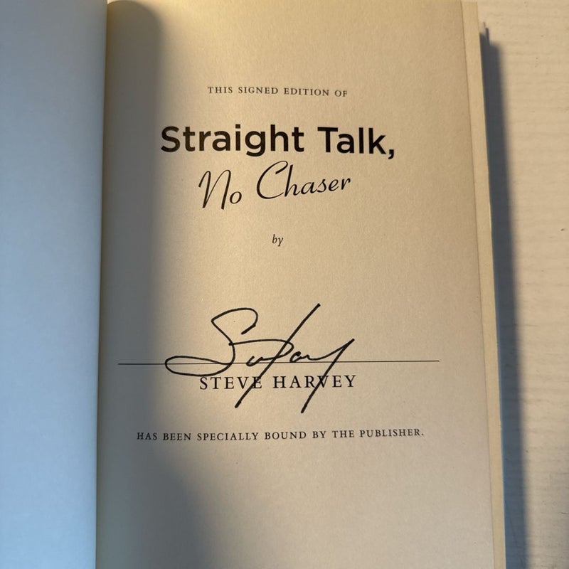 Straight Talk, No Chaser Signed Edition