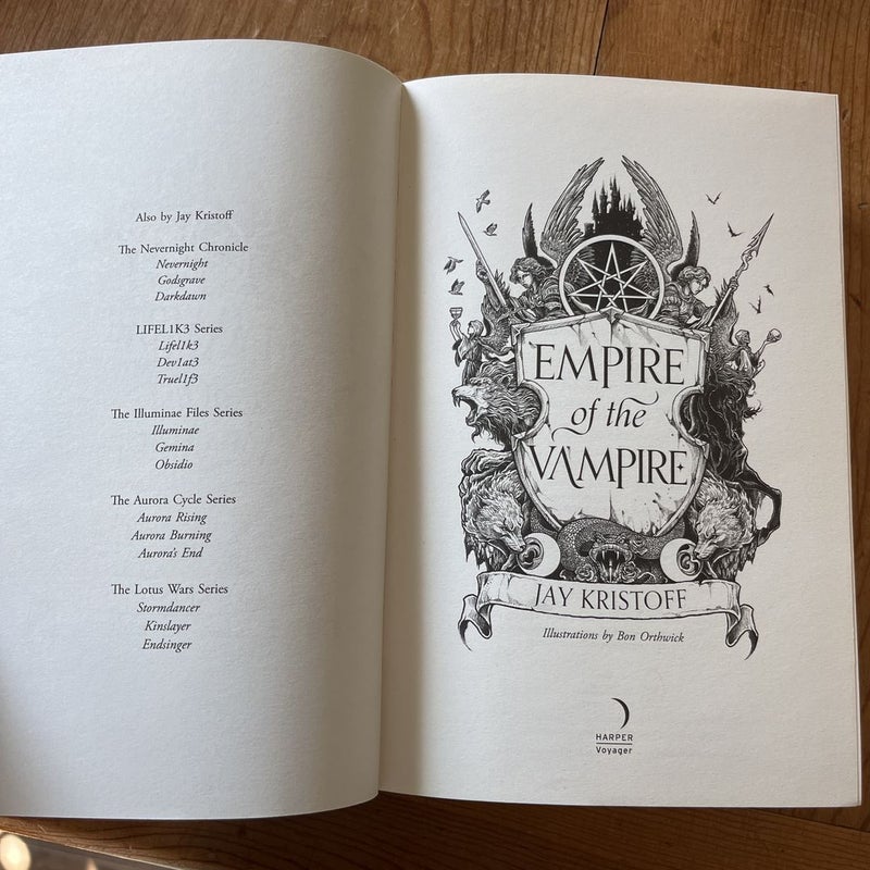Empire of the Vampire UK 1st edition