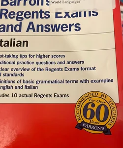 Barron's Regents Exams and Answers