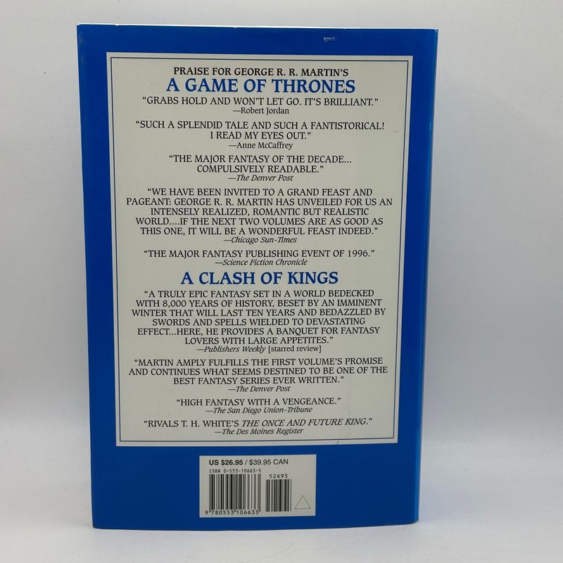 A Storm of Swords (true 1st edition 1st printing)