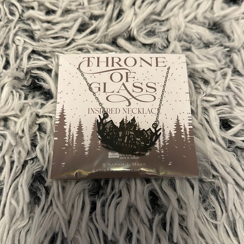 Bookish Box Throne of Glass Inspired Necklace