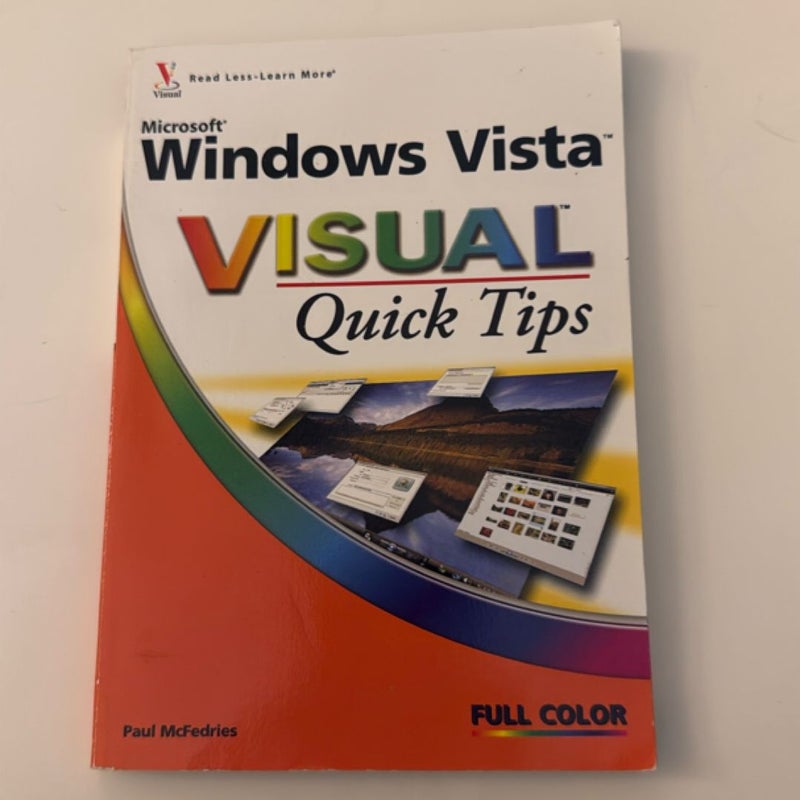 Microsoft Windows Vista Visual Quick Tips