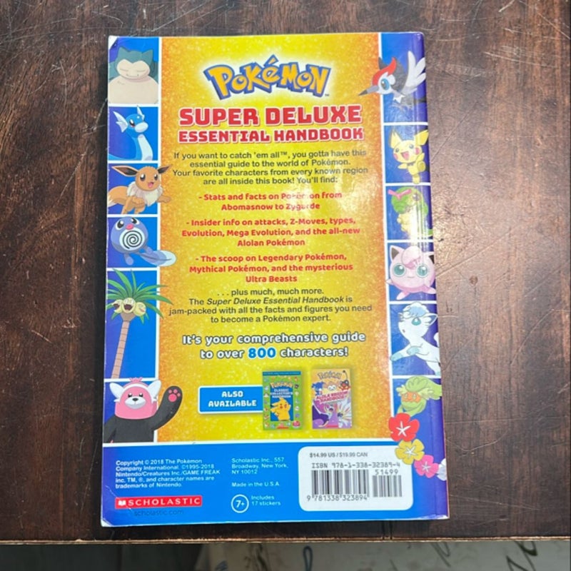 Pokémon super deluxe essential handbook