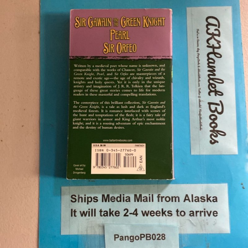 Sir Gawain and the Green Knight, Pearl, Sir Orfeo