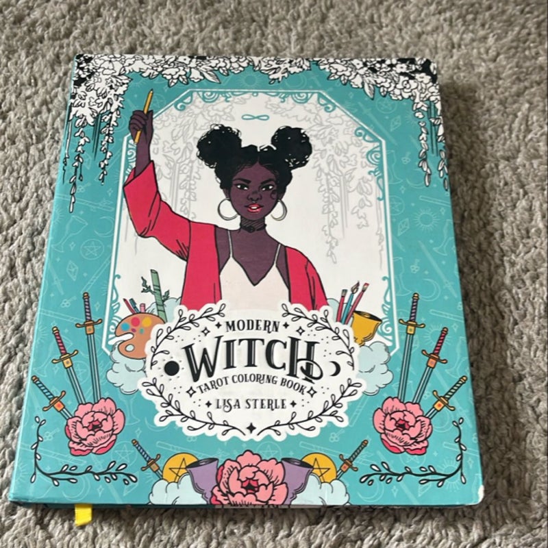 Modern Witch Tarot Coloring Book