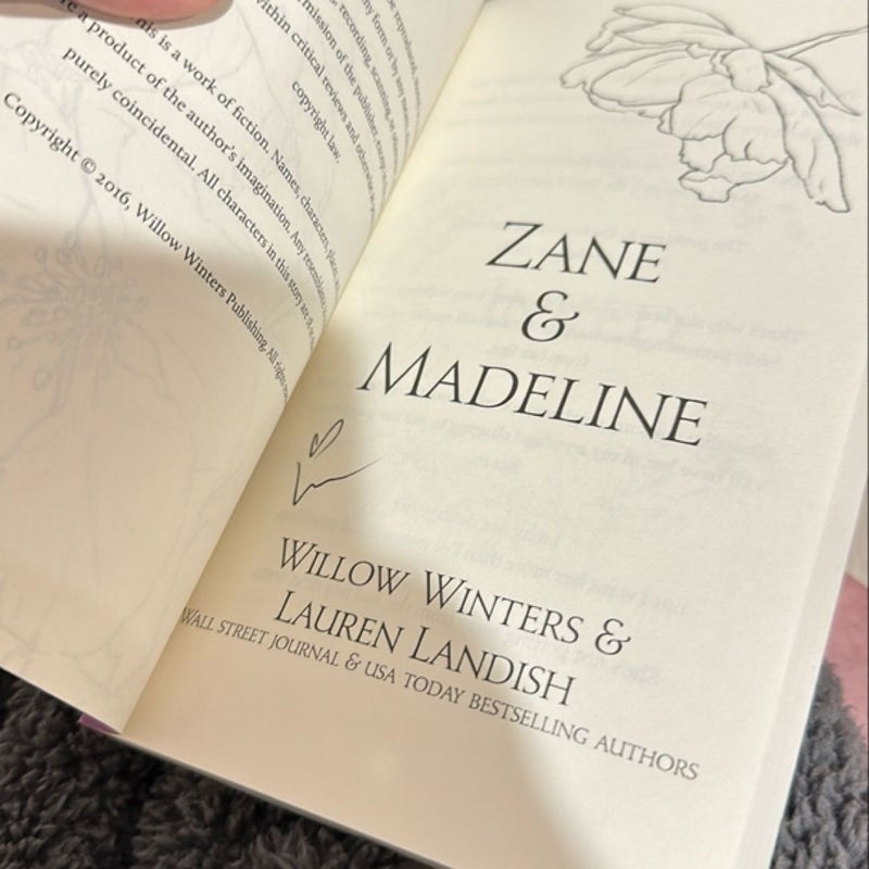 *SIGNED Zane & Madeline