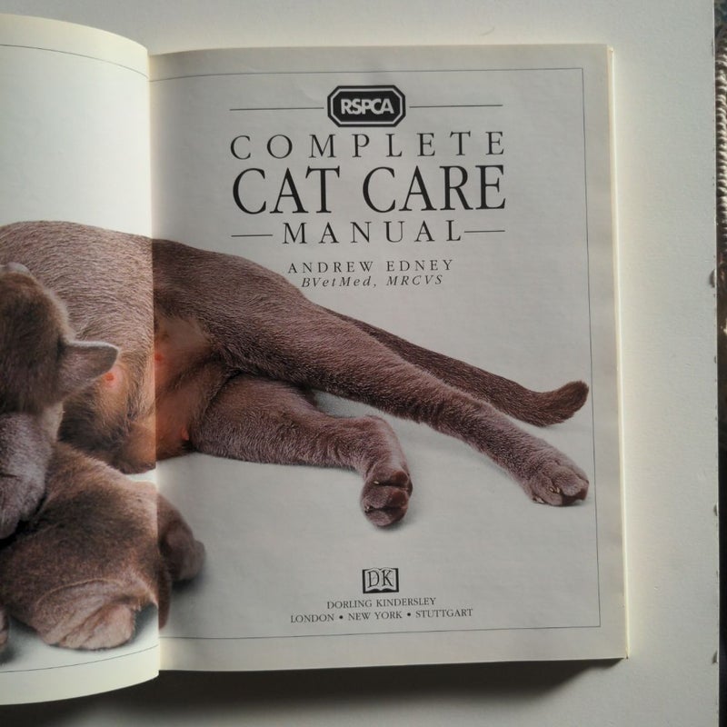 Rspca Complete Cat Care Manual