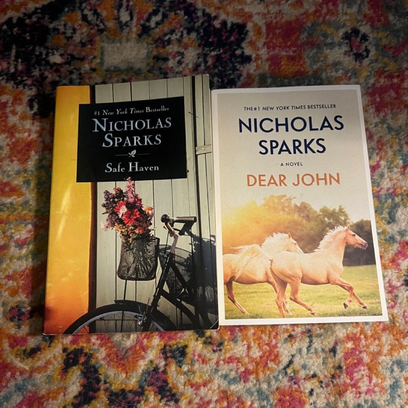 Safe Haven and Dear John Trade PBS By Nicholas Sparks VERY GOOD