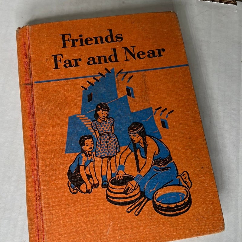 Friends Far and Near (Ginn Basic Readers) David Russell 1st Edition 1948 HC 