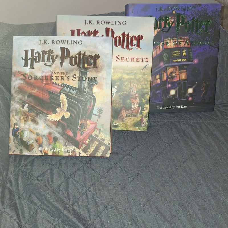 Harry Potter: the Illustrated Collection (Books 1-3 Boxed Set)