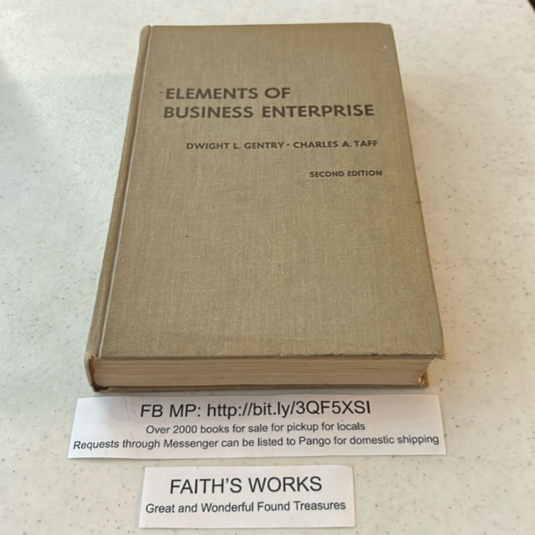 Elements of business enterprise