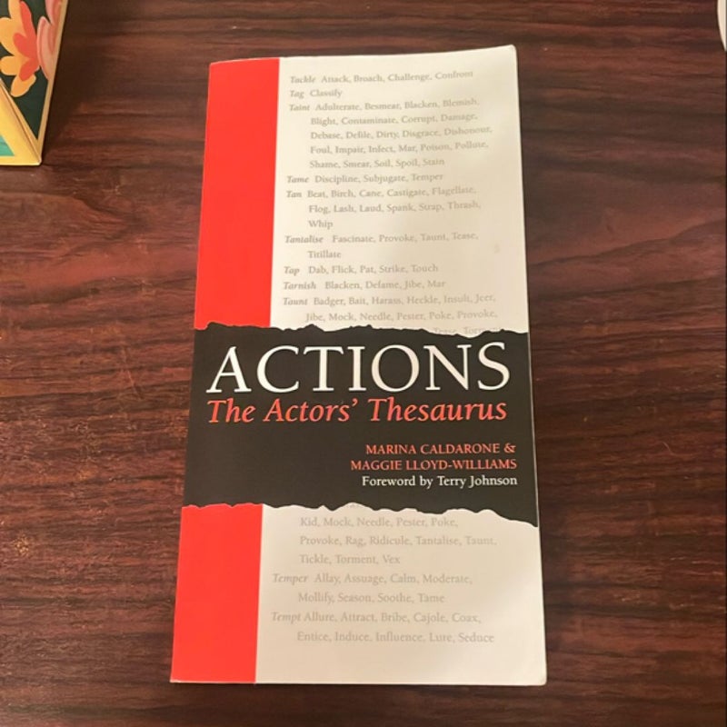 ACTIONS the Actors' Thesaurus