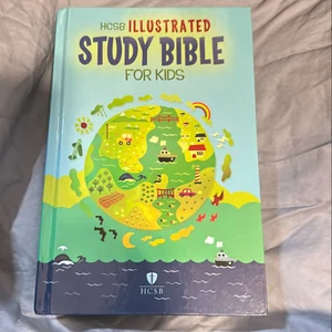HCSB Illustrated Study Bible for Kids, Printed Hardcover