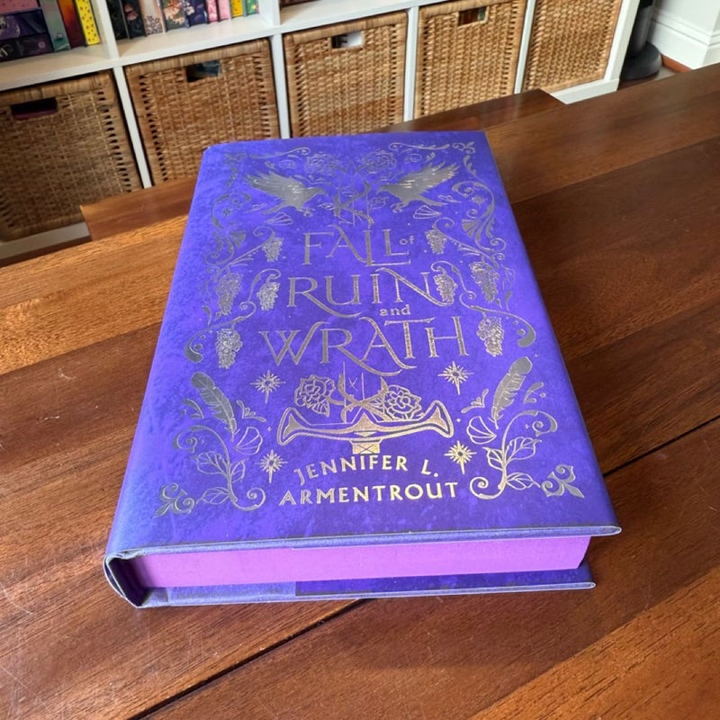 Owlcrate Exclusive Edition of Fall of Ruin and Wrath by Jennifer L Armentrout
