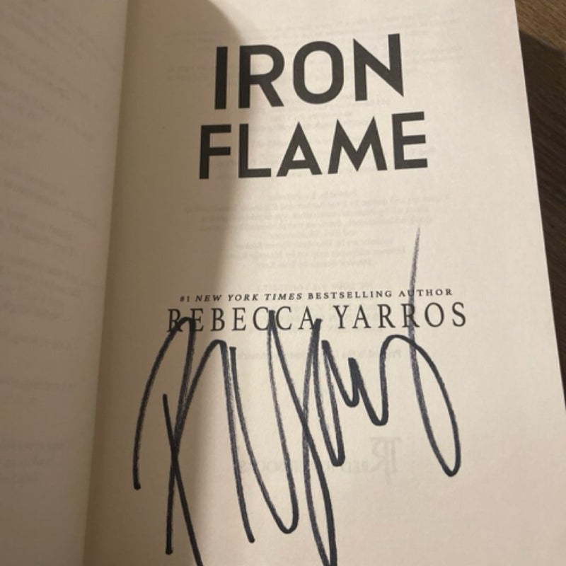 Signed Iron Flame 